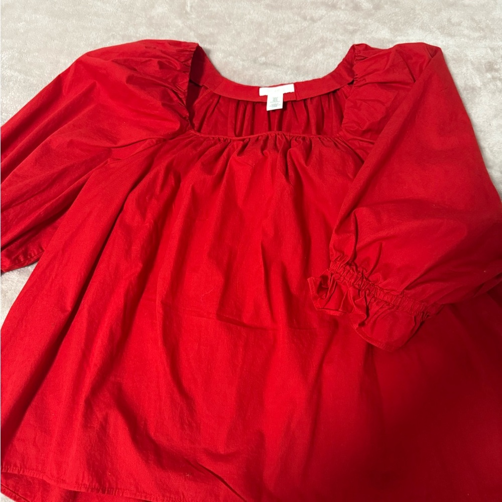 H&M Red Blouse